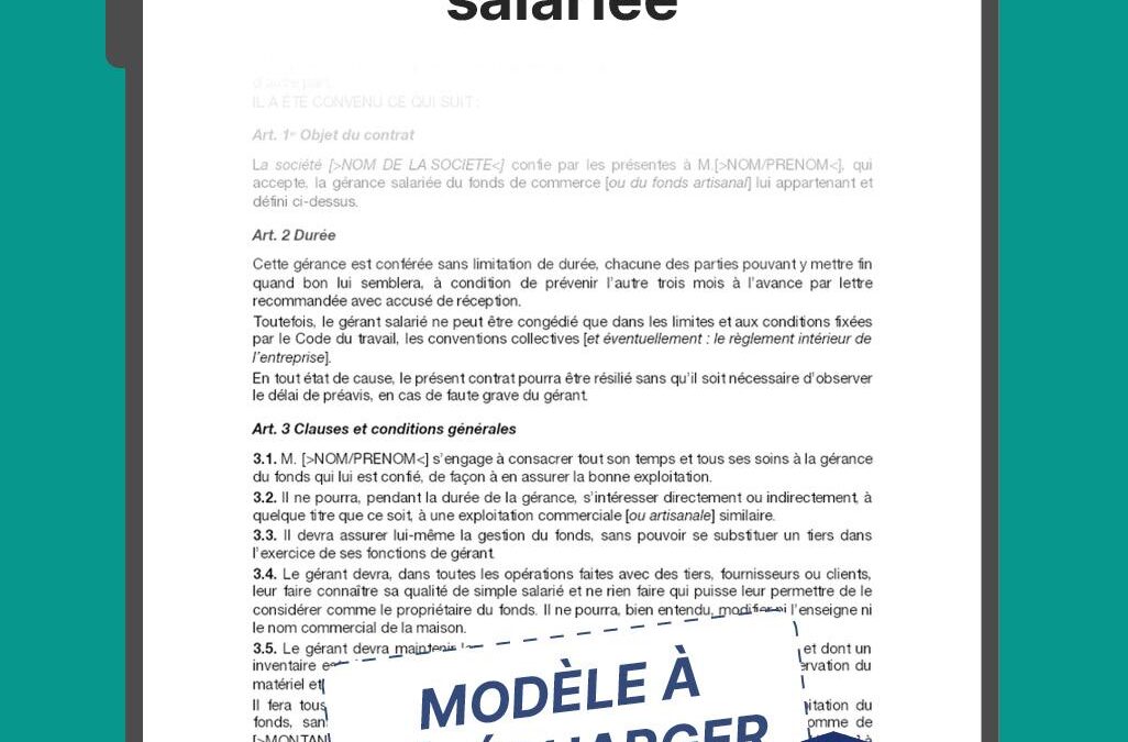 Le gérant salarié sarl : Ce que vous devez savoir sur les avantages et les défis