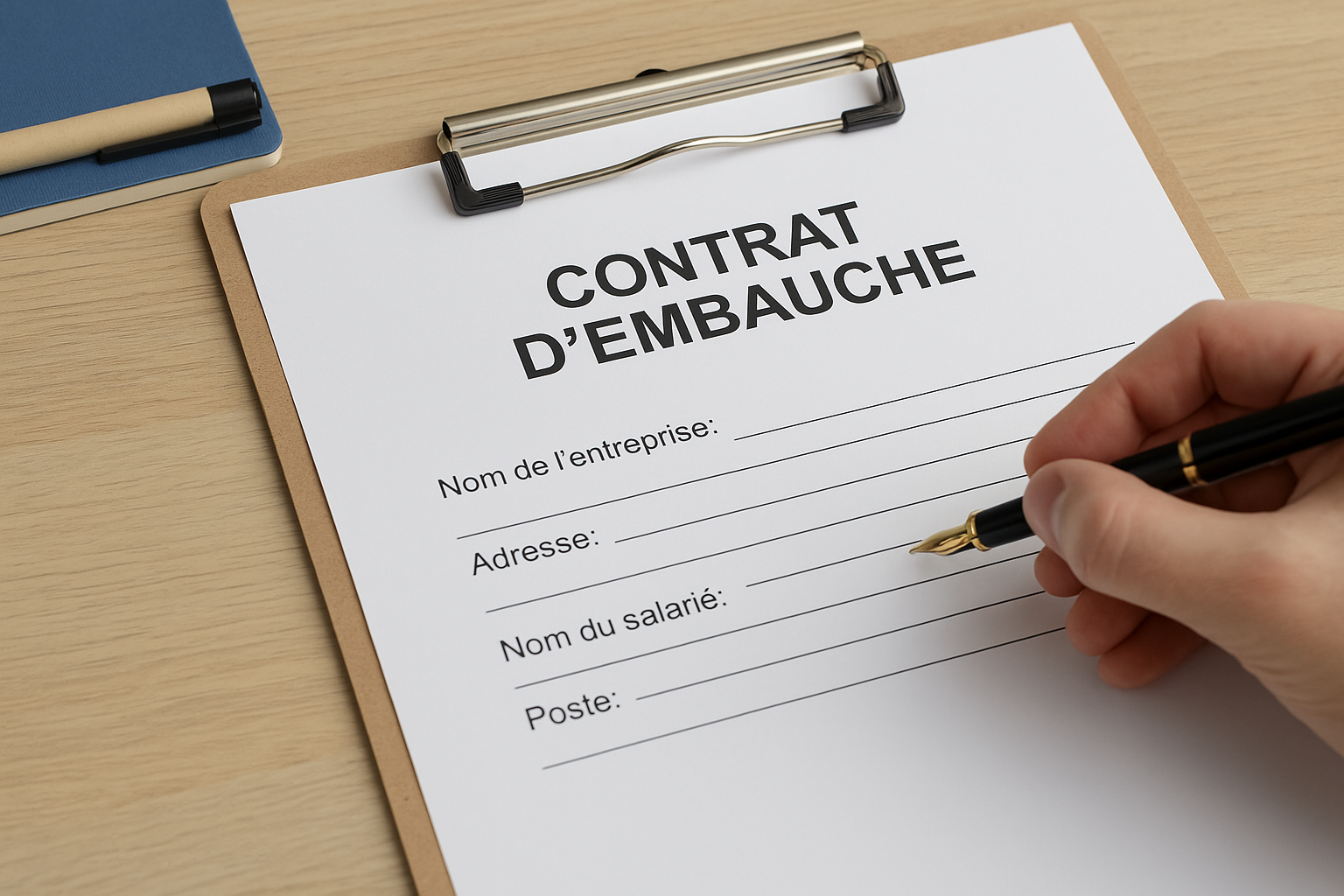 CONTRAT D EMBAUCHE
