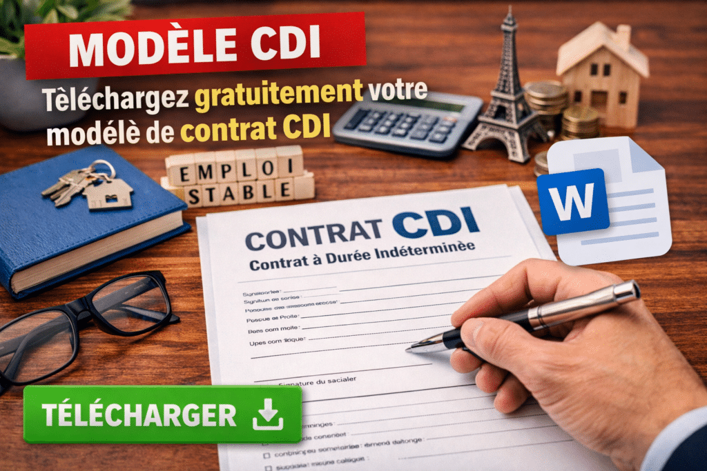 modèle cdi contrat de travail Modèle CDI